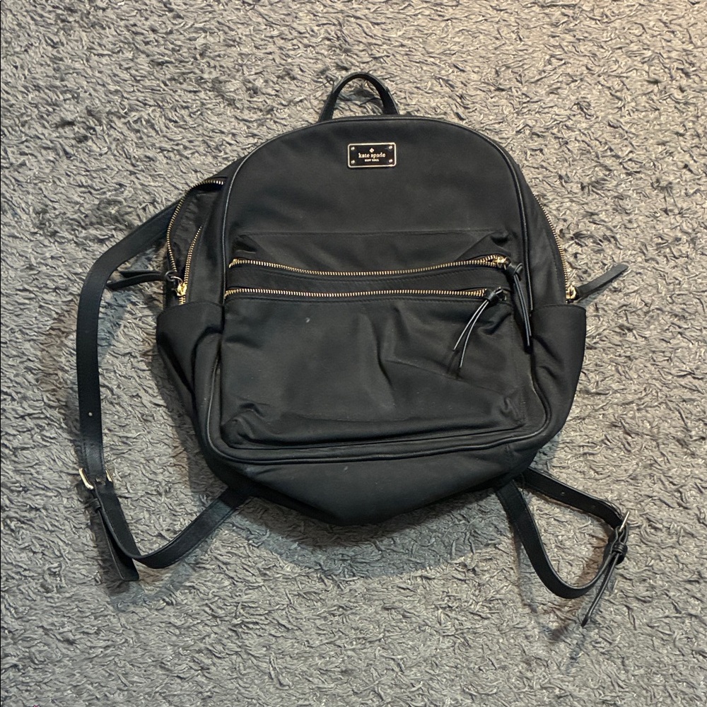Black Kate spade backpack